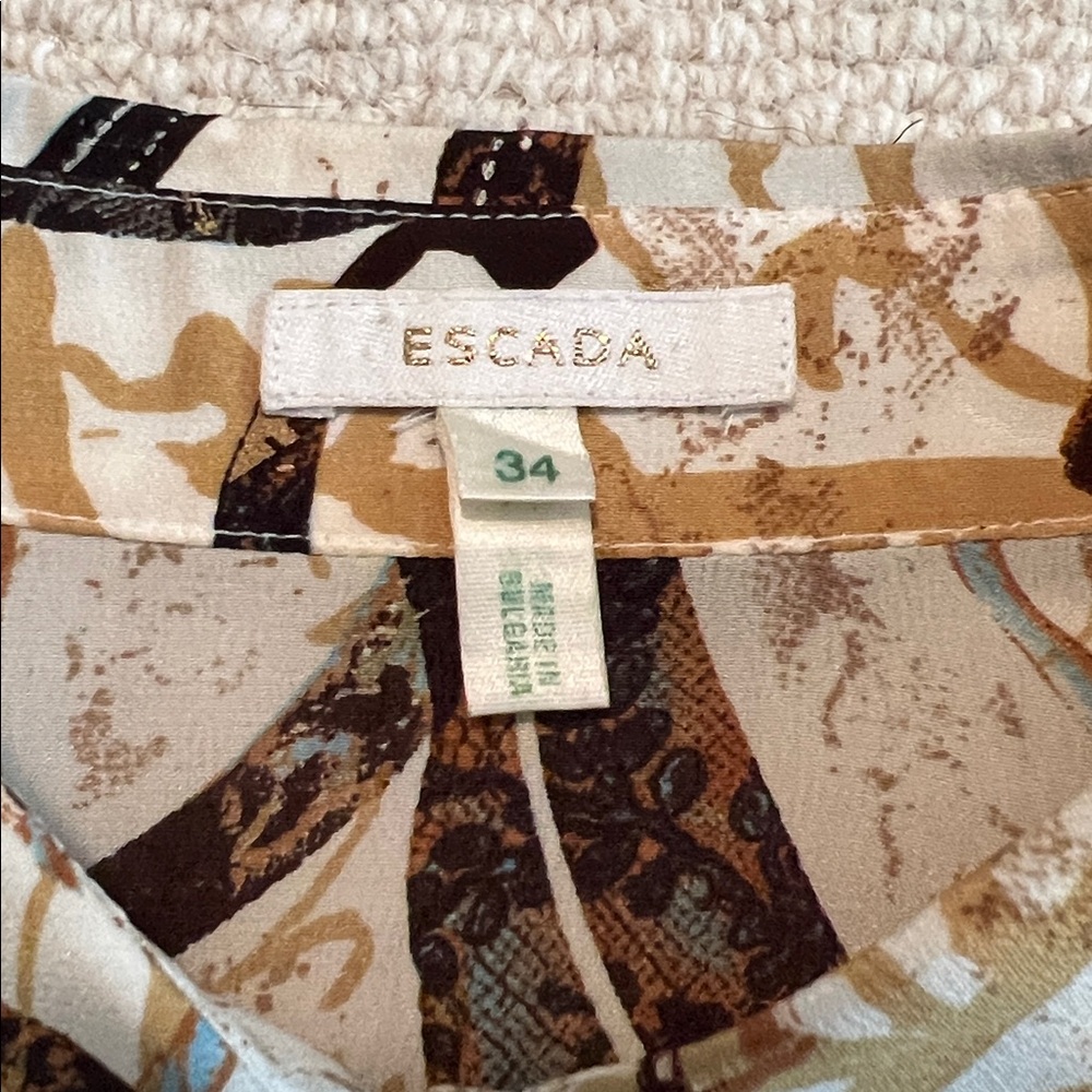 Escada Multicolor Equestrian Blouse - image 2